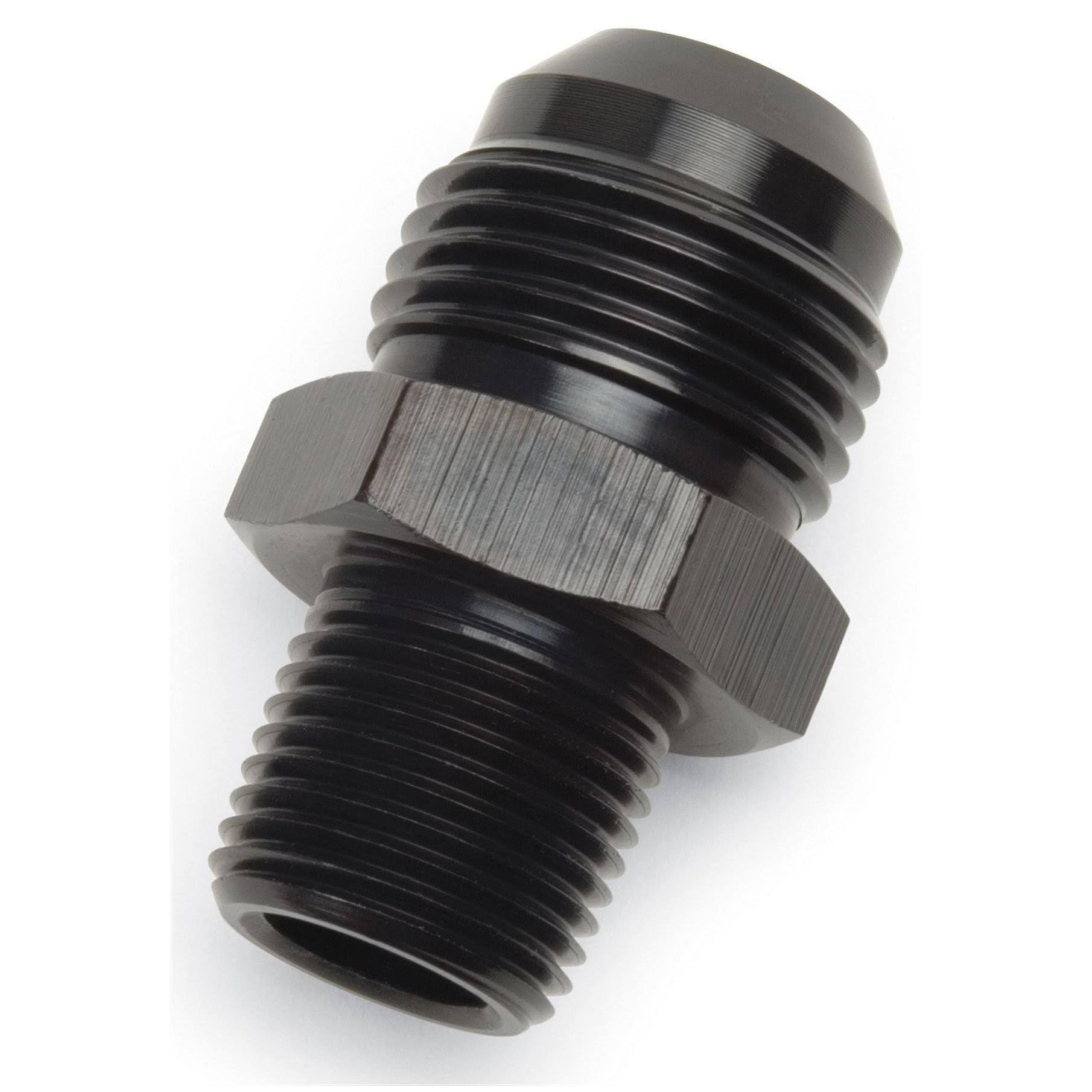 Adapter Fitting #6 An Male Flare to 1/2in. NPT Male Blk N5779