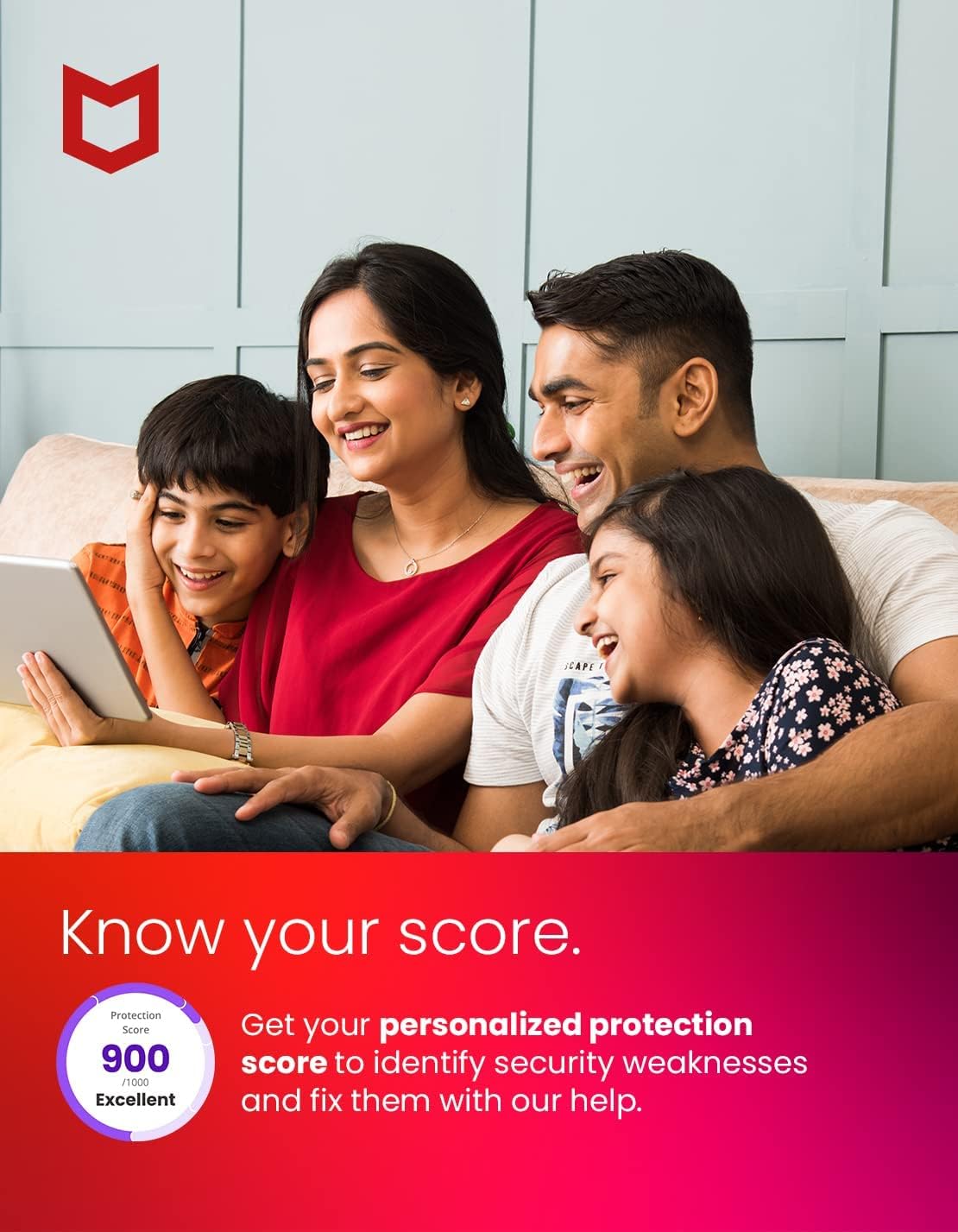 Antivirus Internet Security Software with Password Manager, Dark Web Monitoring, Parental Controls, 10 Device, 1 Year Download Code X946