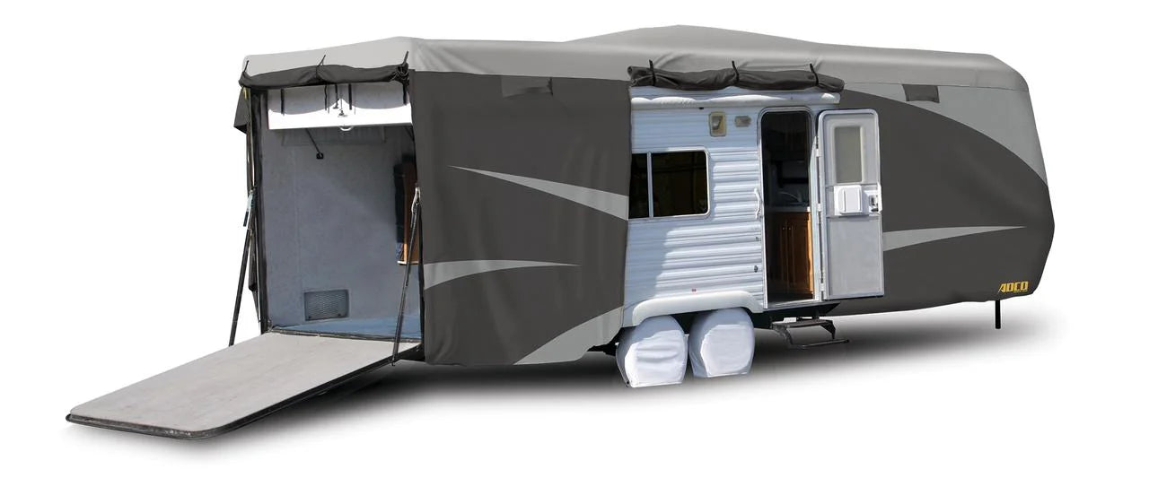 Aqua Shed Top/Grey Polypropylene Sides Toy Hauler W63235