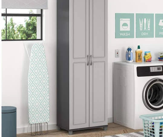 Gray Storage Cabinet P418