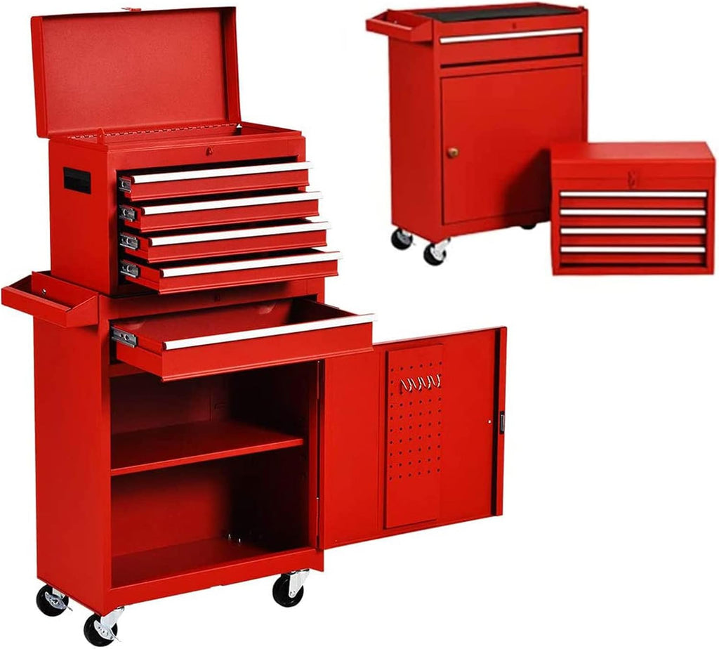 5-Drawer Rolling Tool Chest with Lockable Drawers I2266