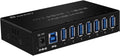 7-Port Powered USB 3.0 Hub with 12V/3A AC Adapter J8825
