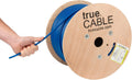1000ft Gray 23AWG Solid Bare Copper Shielded Plenum Bulk Ethernet Cable E685