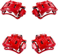 Red Powder Coated Caliper Assembly Set Kit U96415