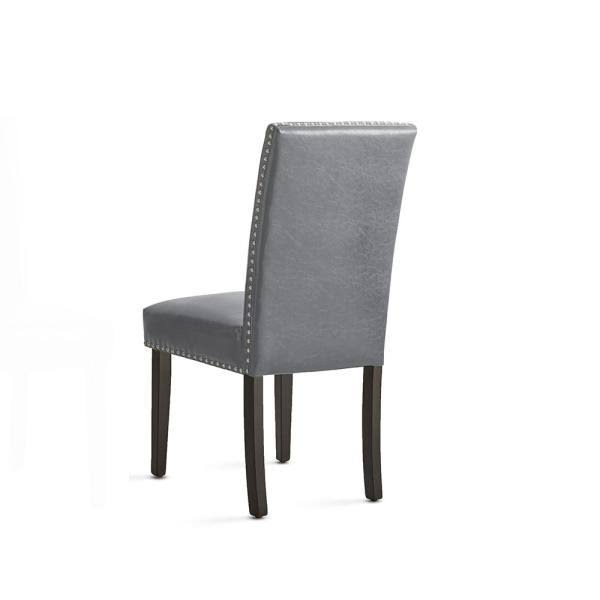 Gray Side Chair - Set of 2 Y4443