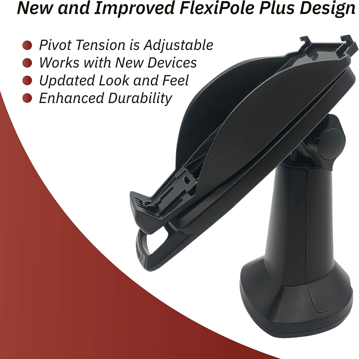 Black Pack of 2 Pole Mount Terminal Stand N596