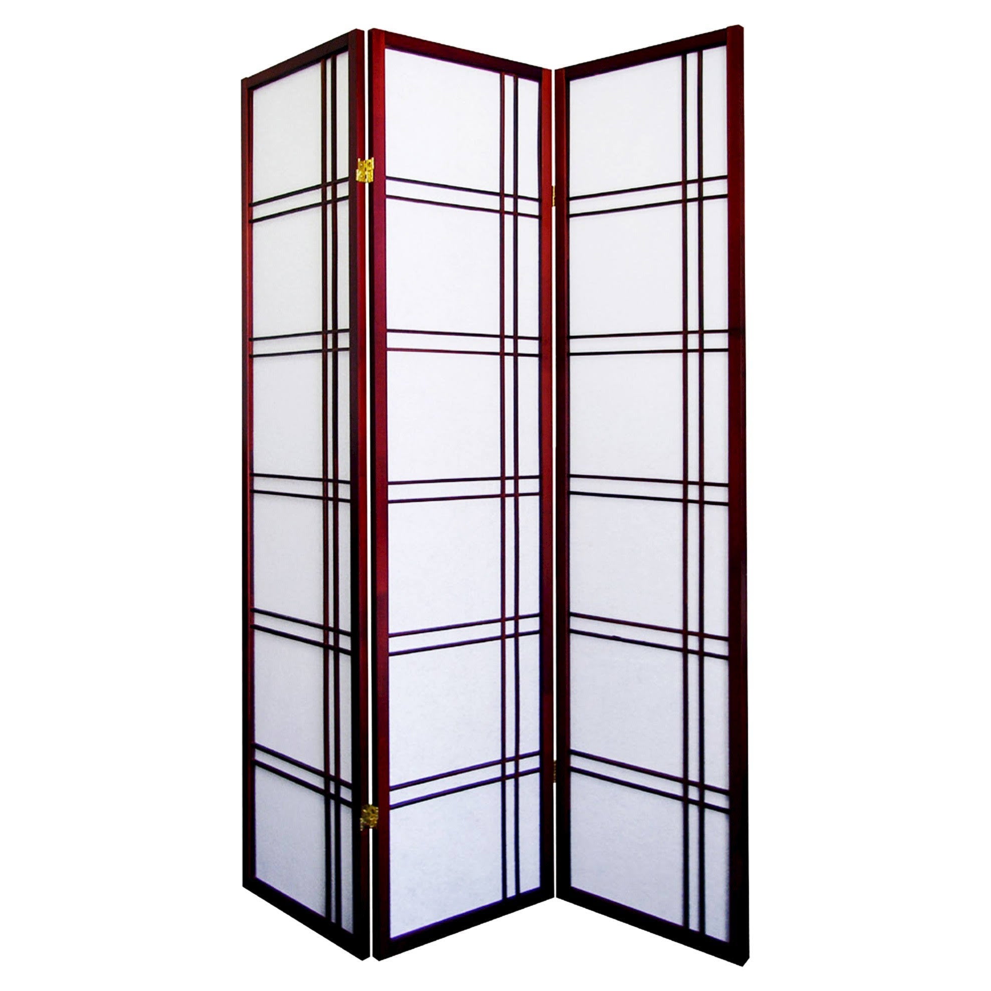 3 Panel Room Divider Cherry Red Q6639