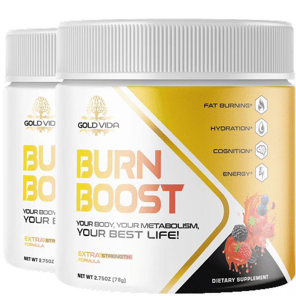 (2 Pack) Gold Burn Boost Powder Dietary Supplement B804