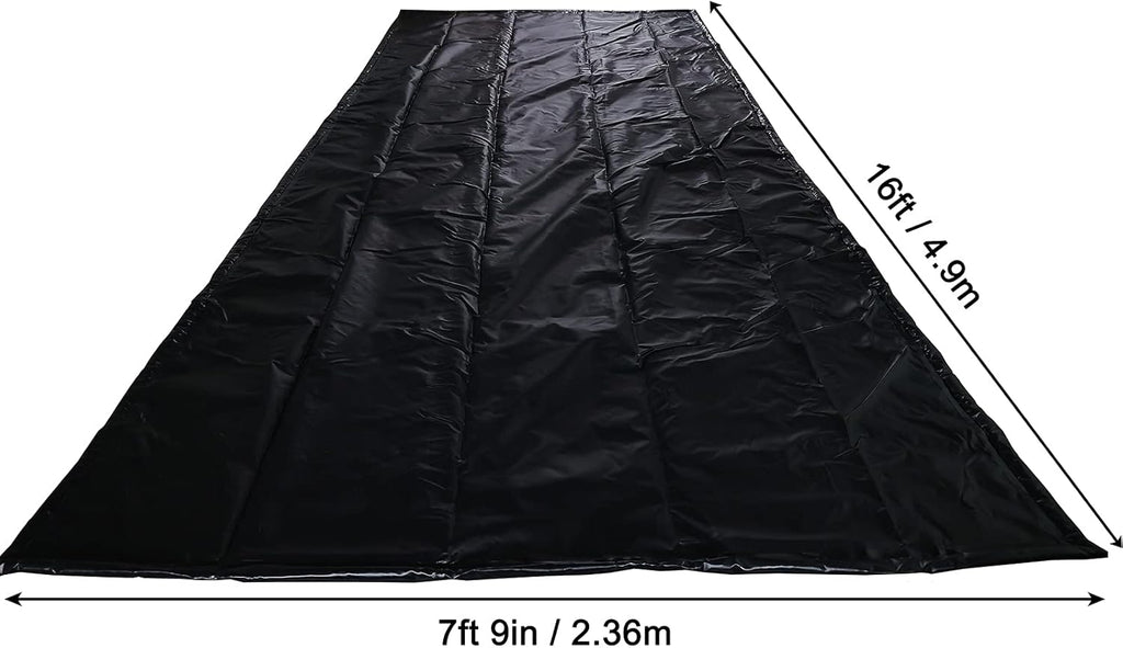 Black Garage Containment Mats 7'9'' X 16' J1864