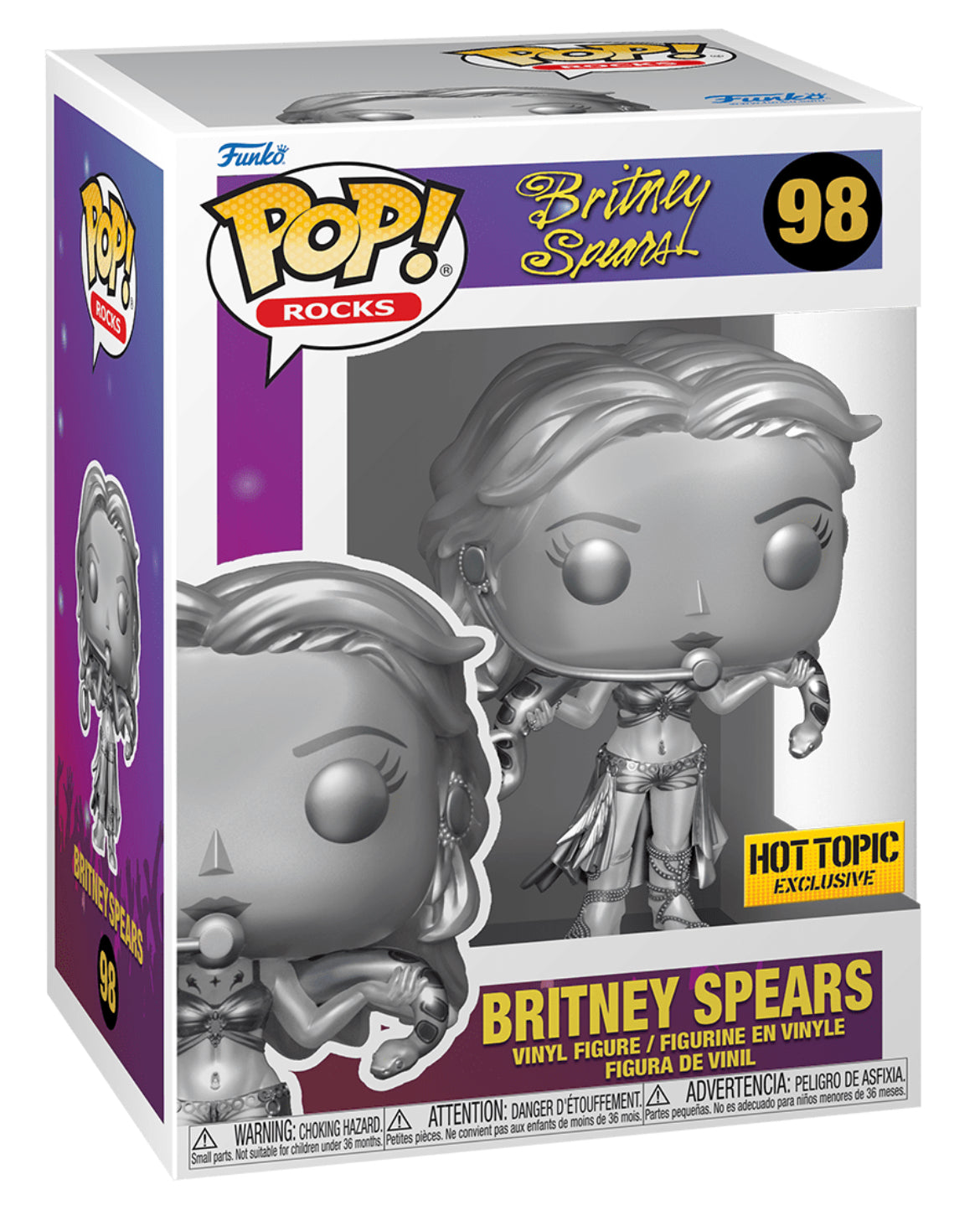 Britney Spears Slave 4U Metallic Pop Vinyl Figure P89673
