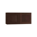Plywood Shaker Wall Kitchen Cabinet Soft Close in Stained Mangani A8498