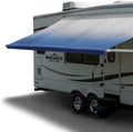 13' Slate Blue Fade Premium Vinyl RV Awning Fabric Replacement K535