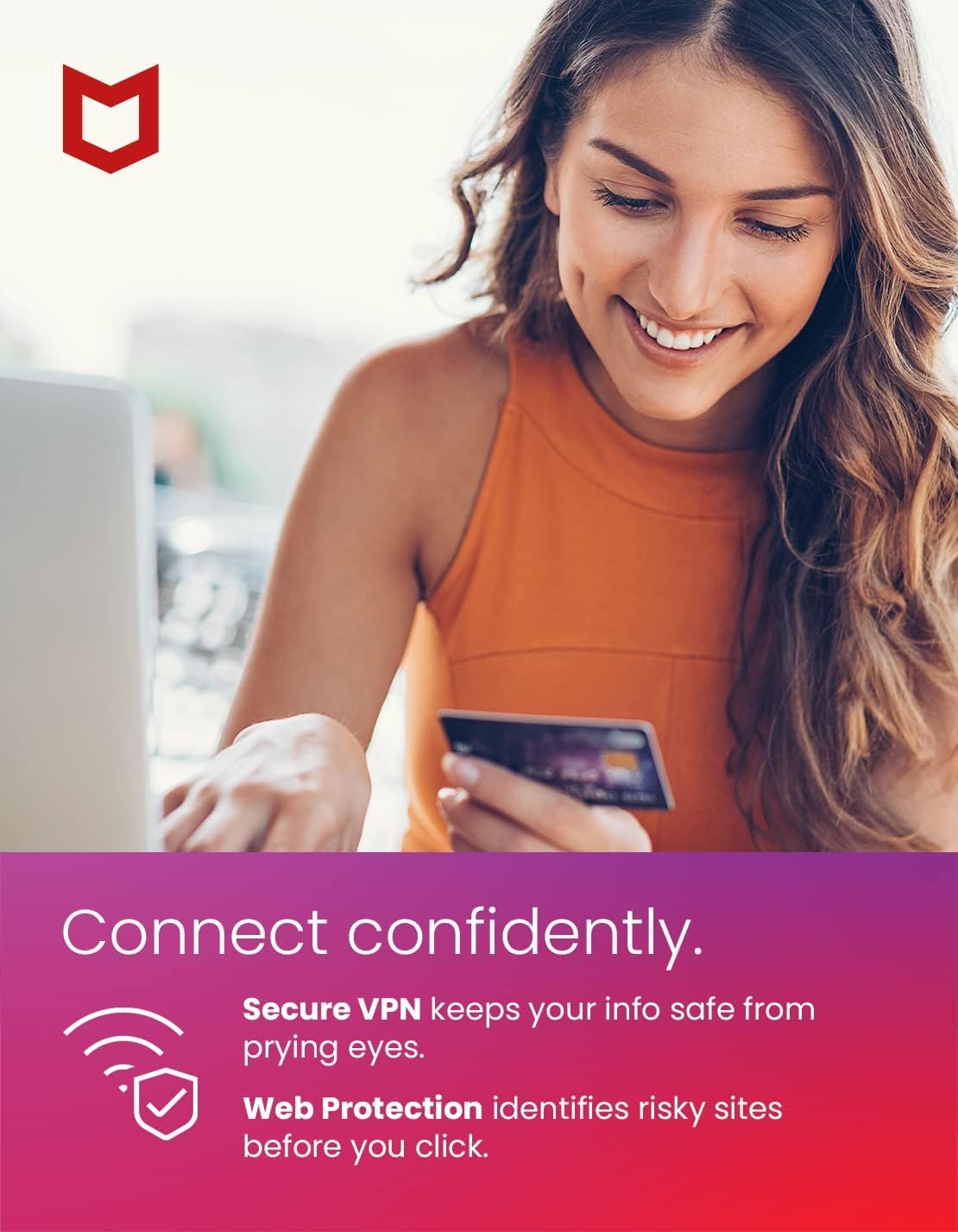Antivirus Internet Security Software with Password Manager, Dark Web Monitoring, Parental Controls, 10 Device, 1 Year Download Code X946