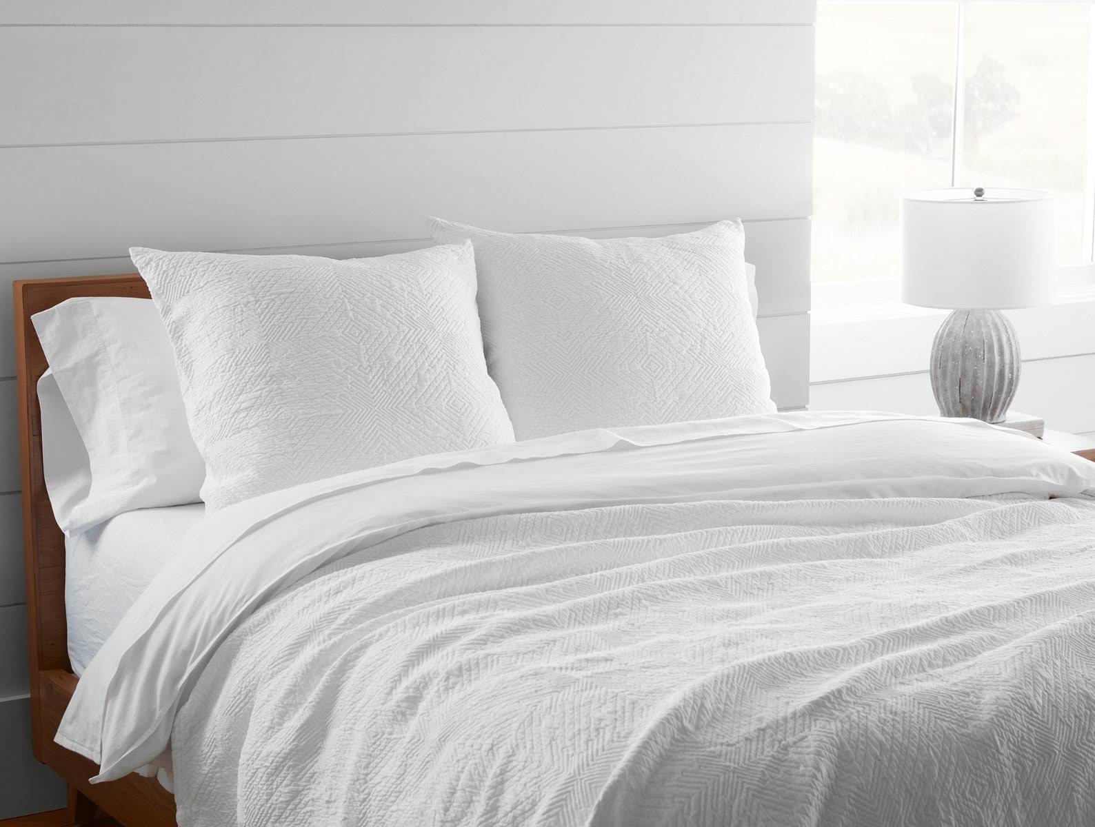 Redwood Organic Matelasse Standard Sham P2360