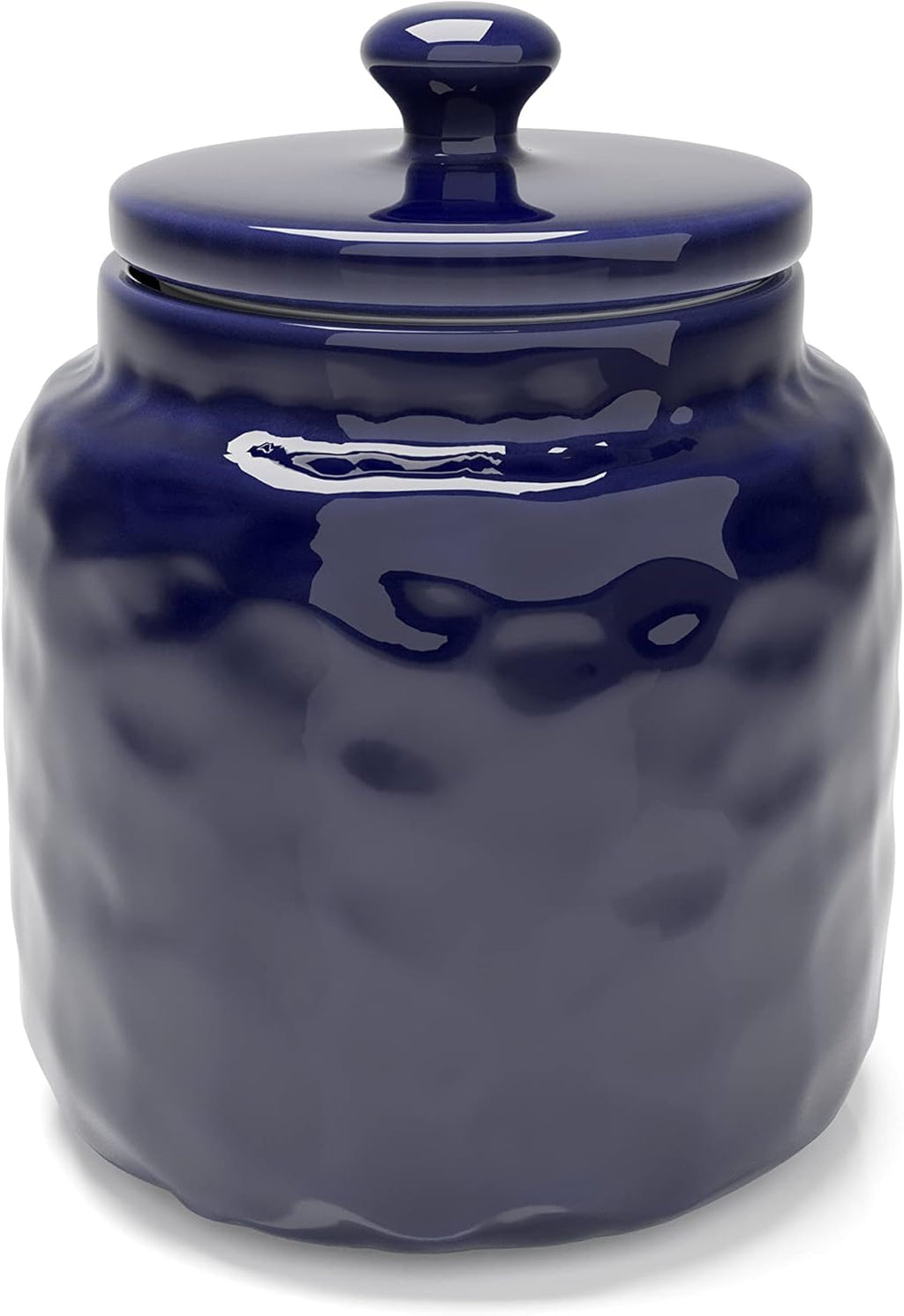 Royal Blue Ceramic Airtight Kitchen Canister with Lid D462
