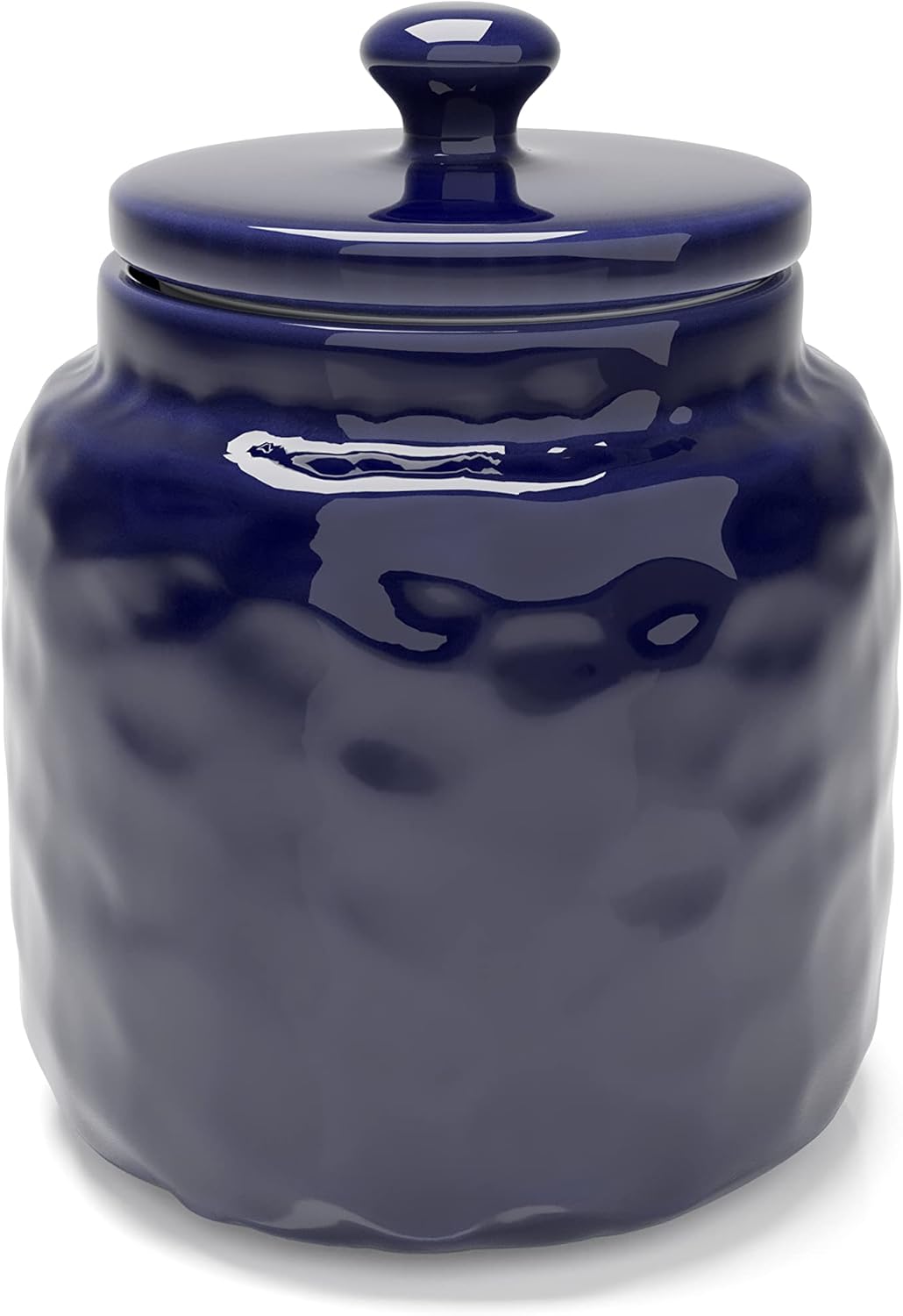 Royal Blue Ceramic Airtight Kitchen Canister with Lid D462