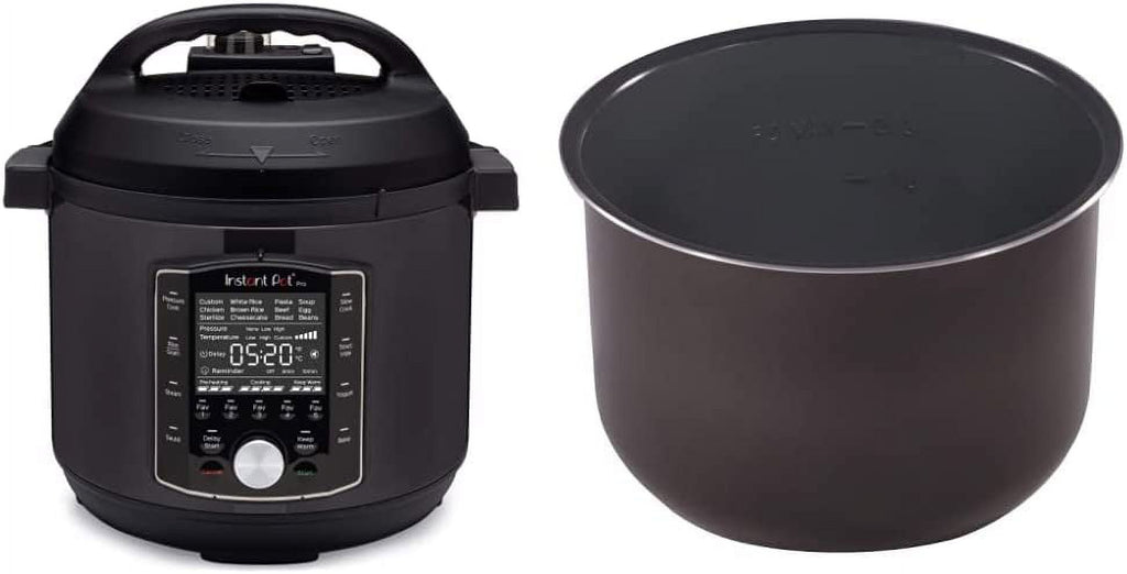 10-in-1 Slow Cooker, Rice/Grain Cooker, 8 Quart Ceramic Non Stick Inner Cooking Pot L89414