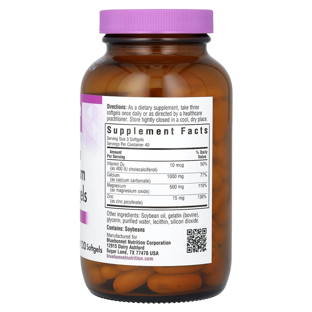 Calcium Magnesium Zinc, 120 Softgels S49859