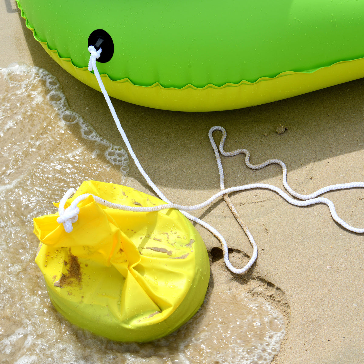 Inflatable Floating Island Lounge Raft with Cup Holders and Coolers - 4 Person D403140