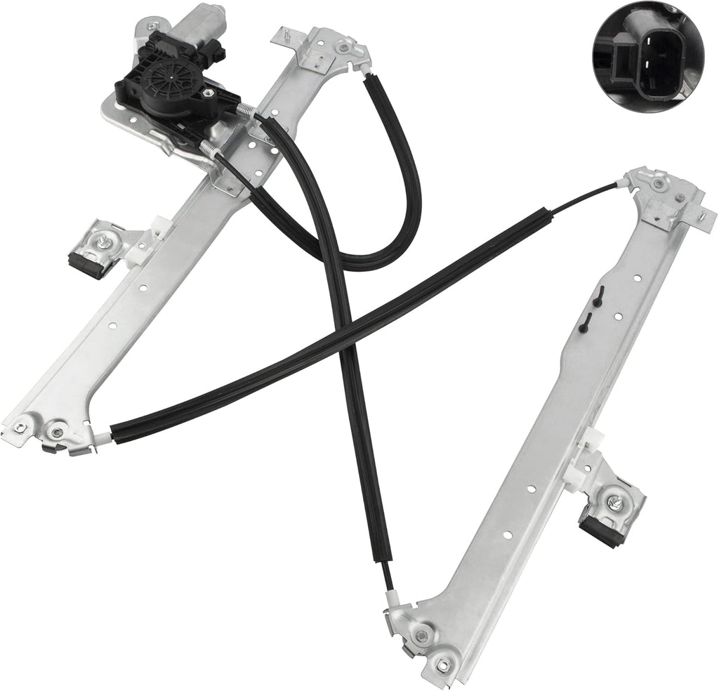 Rear Left Driver Side Power Window Regulator with Motor Pack of 2 R920