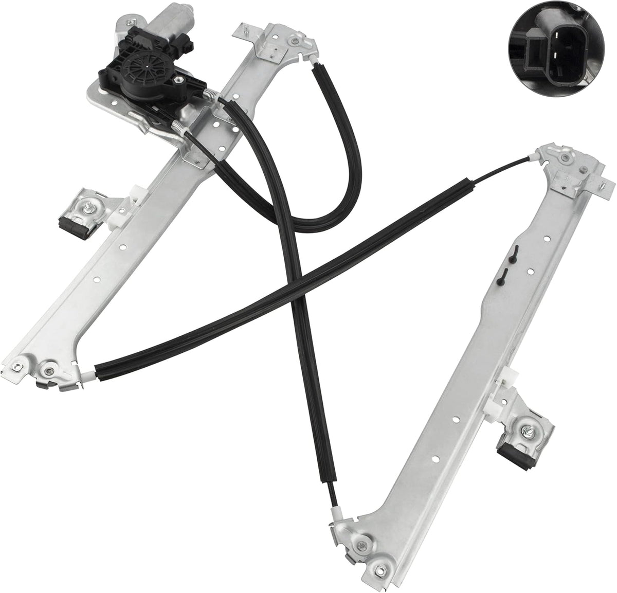 Rear Left Driver Side Power Window Regulator with Motor Pack of 2 R920