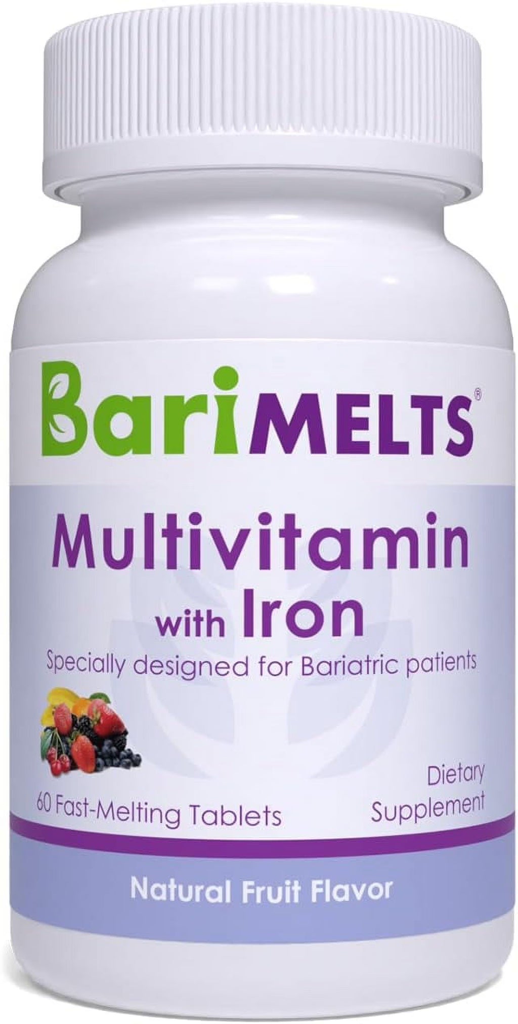 60 Fast-Dissolving Bariatric Multivitamin Tablets with Iron X356