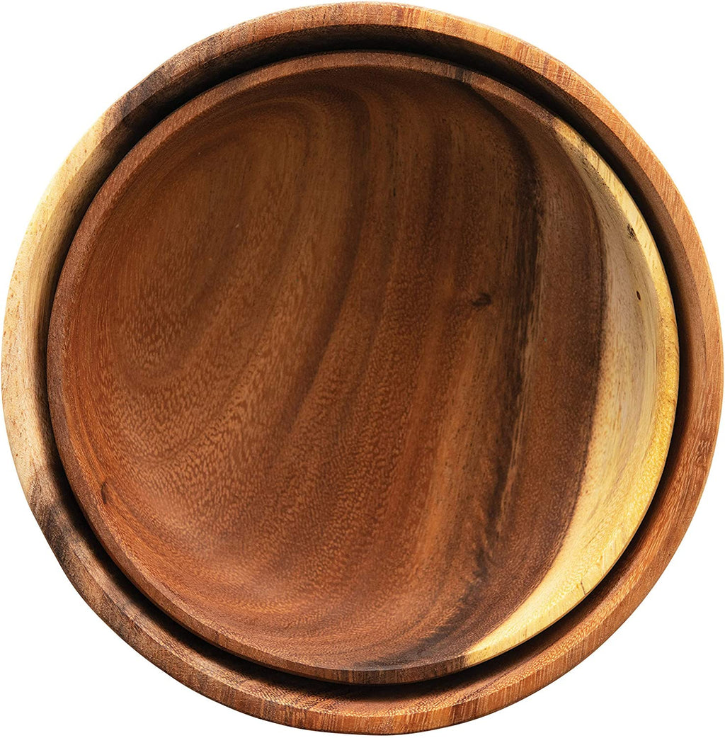 Acacia Wood Bowls, Set of 2 C53491