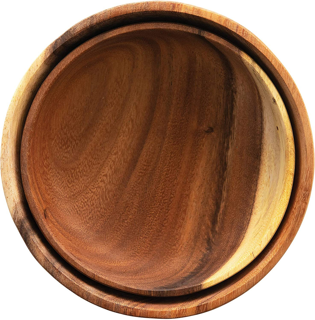 Acacia Wood Bowls, Set of 2 C53491
