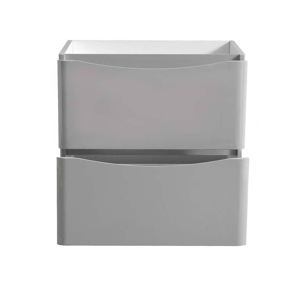 Glossy Gray Free Standing Bathroom Cabinet M870