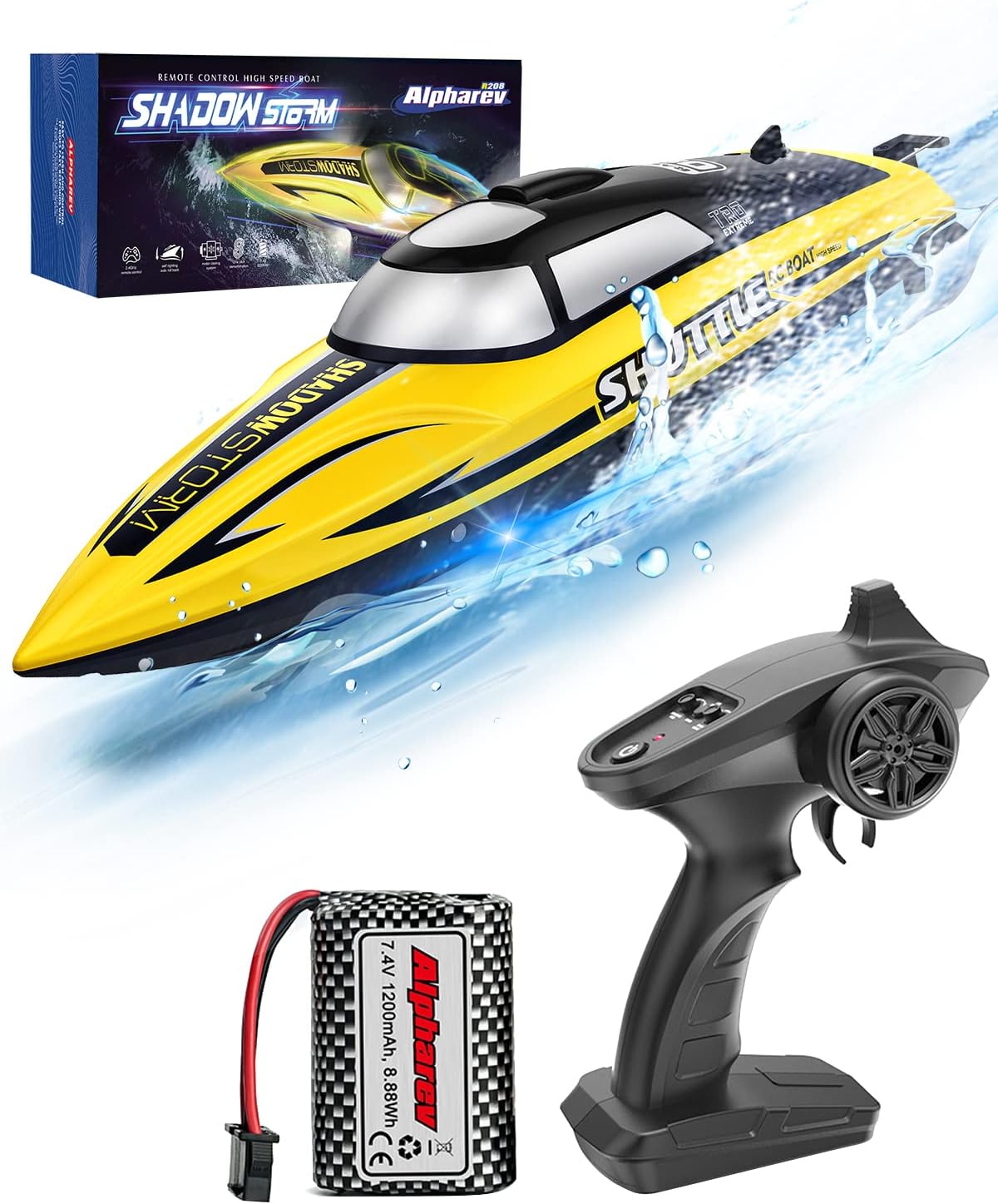 20+ MPH 2.4 GHZ Remote Control Boat F654