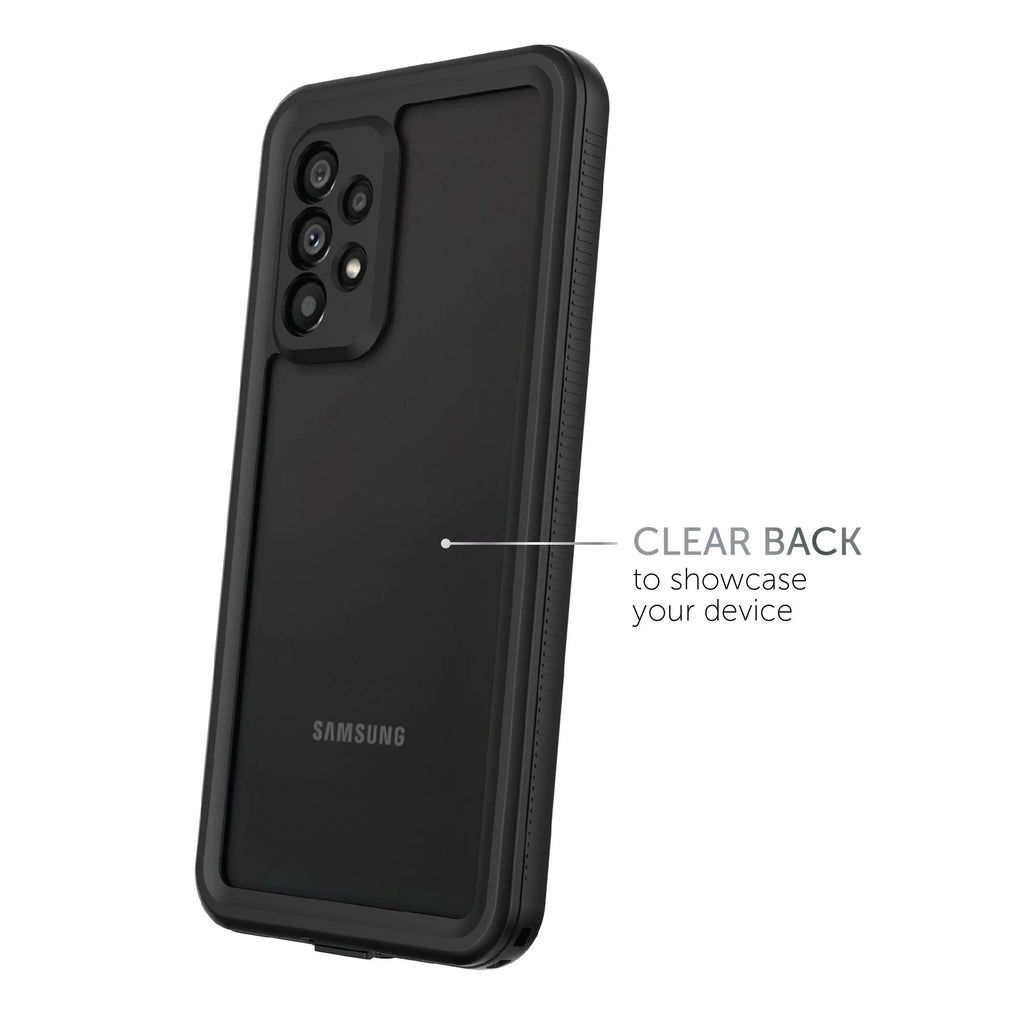Black/Clear Waterproof Phone Case for Samsung Galaxy A53 5G Y66260