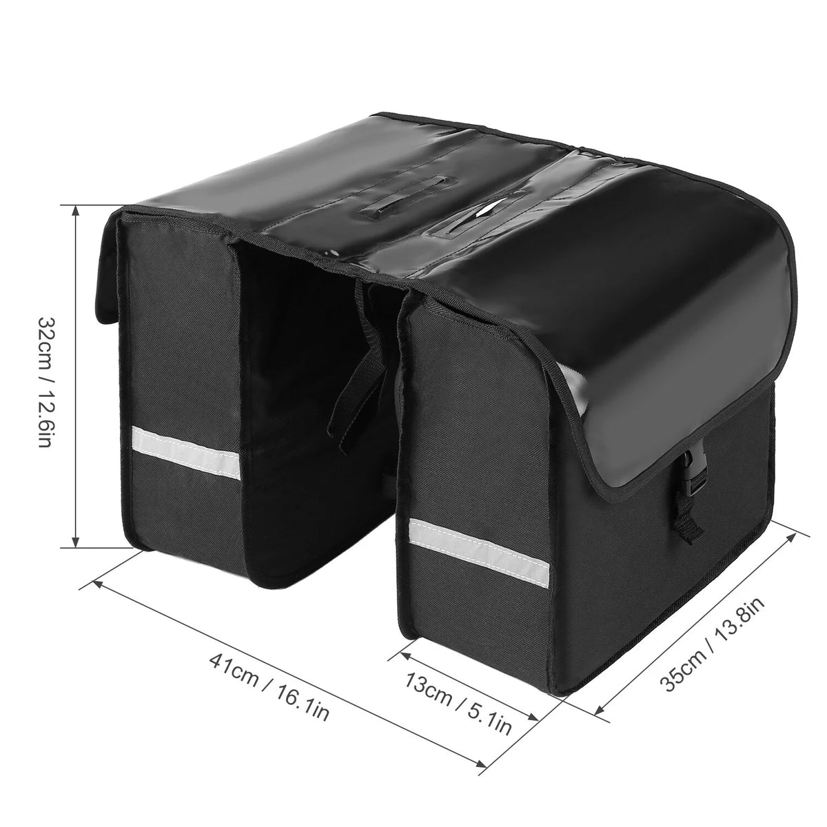 28L Water Resistant Bicycle Rear Seat Carrier Bag Y399899