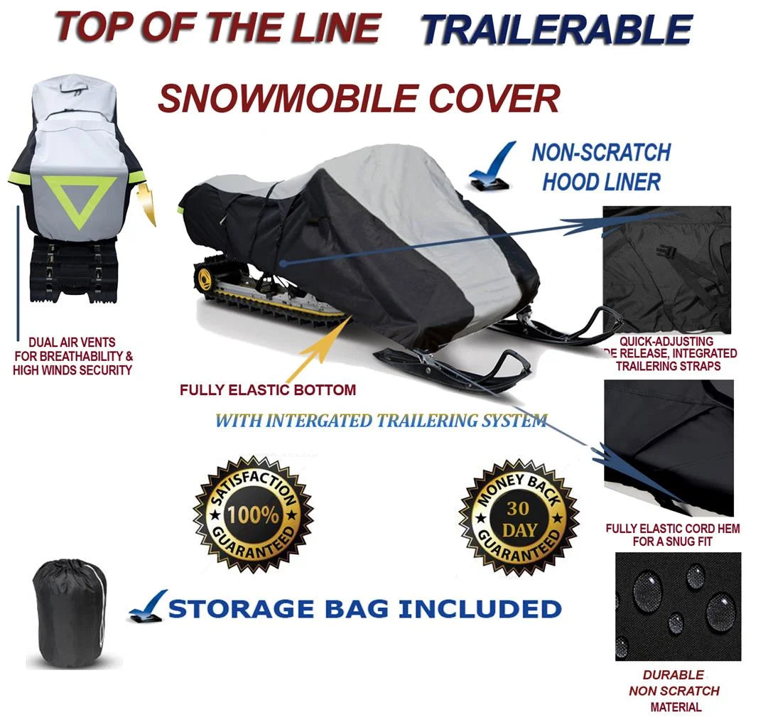 600D Snowmobile Travel and Storage Cover Y790