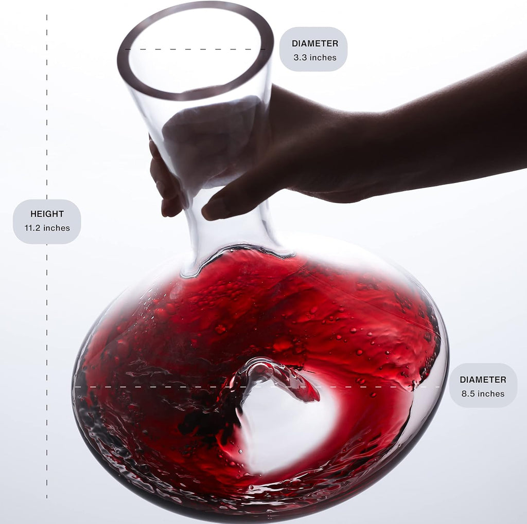 Wine Decanter with Silicone Stopper Lid Pack of 2 I92475