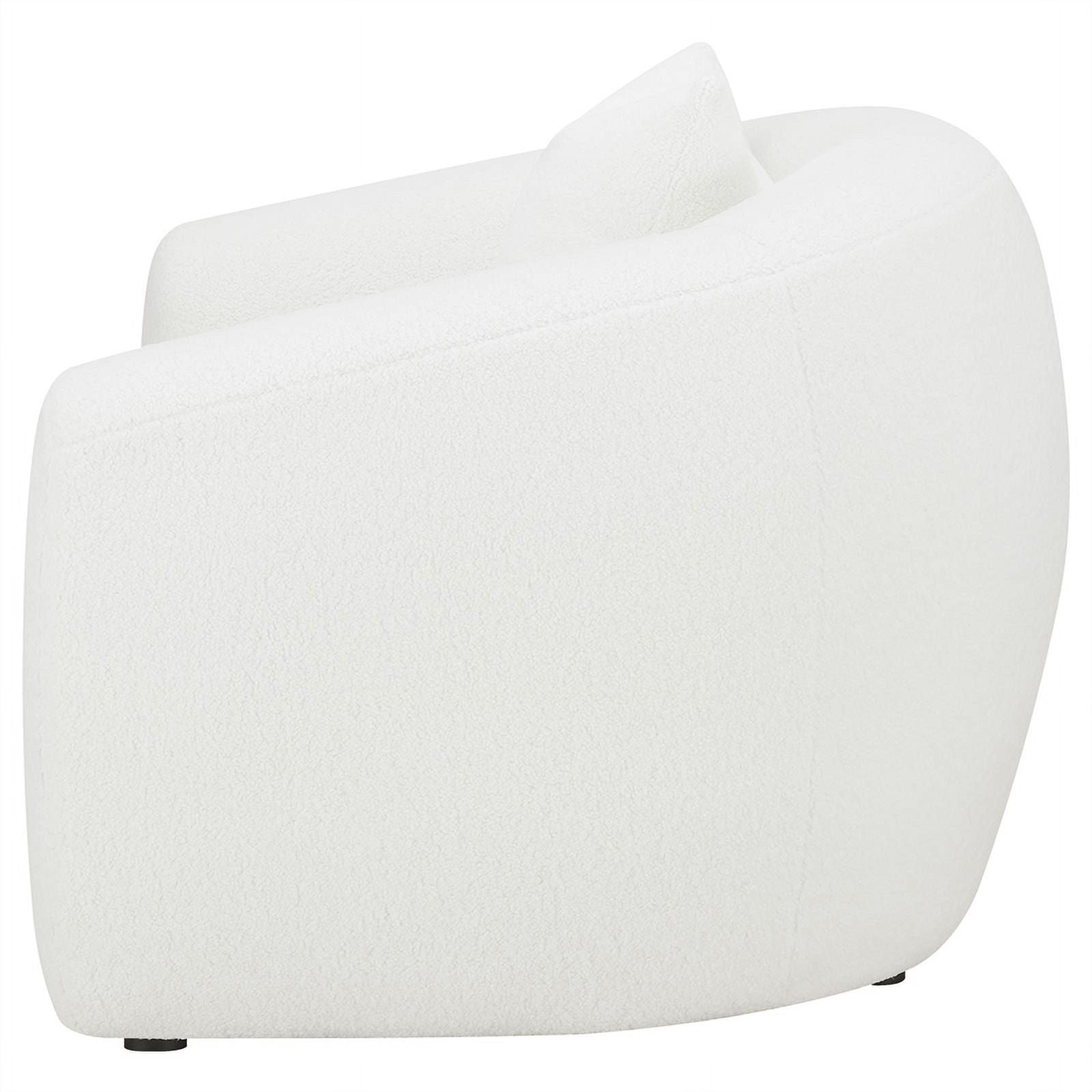 White Upholstered Tight Back Chair C912