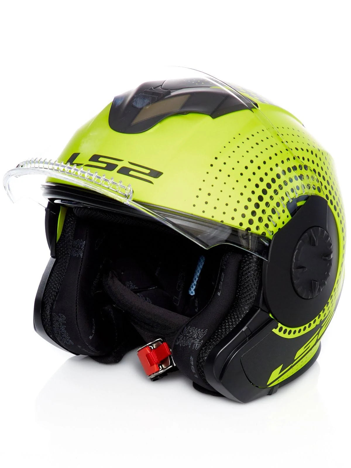 Black Yellow Motorcycle Helmet S701397