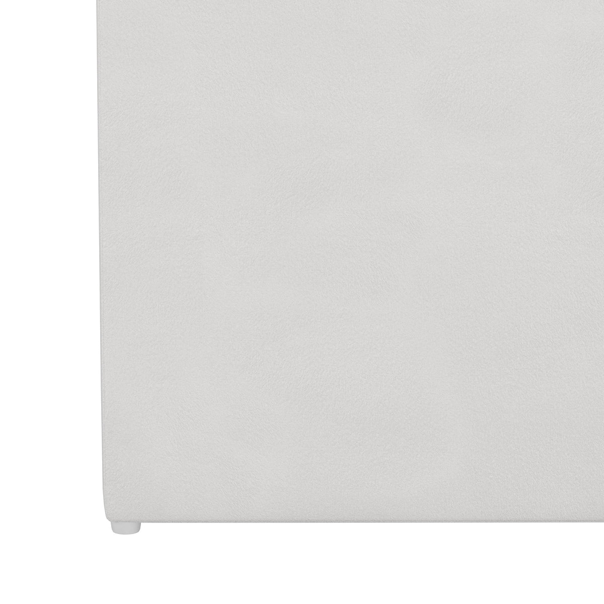 White Velvet Storage Bench Q956356
