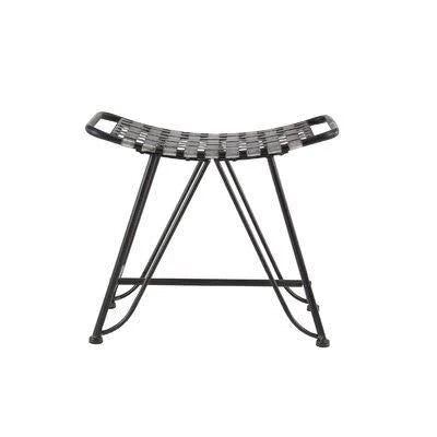 Industrial Iron Woven Bar Stool F53646