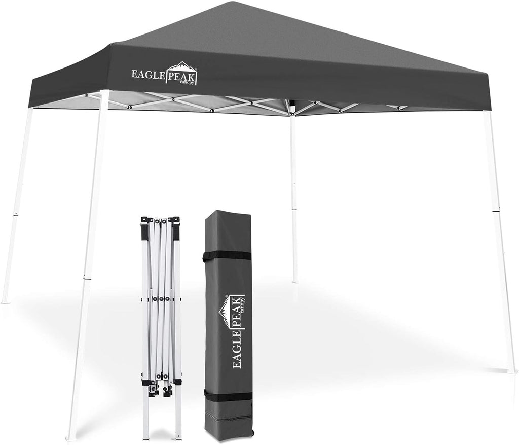 10' x 10' Slant Leg Pop-up Canopy Tent White C555