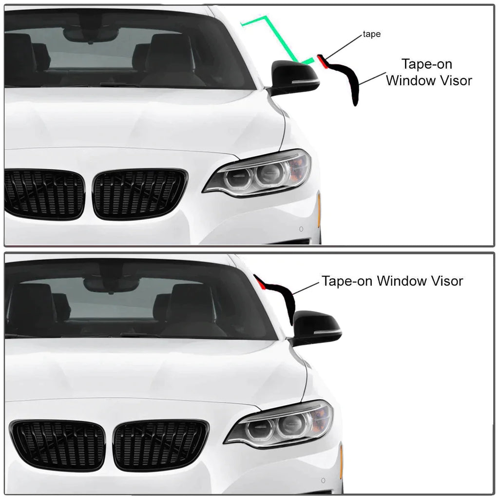 Acrylic Window Visor Sun Rain Deflector Guard W384
