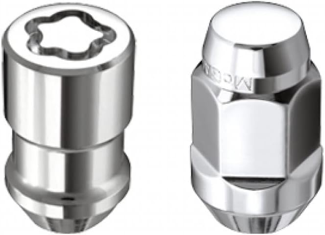 Chrome Cone Seat 5 Lug M12X1.5 Lug Nut Install Kit Y2700