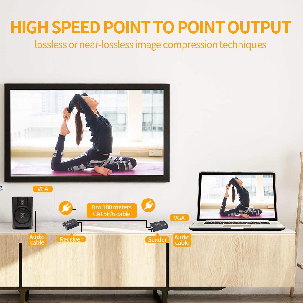 VGA Video Extender Over Ethernet Cable M249029