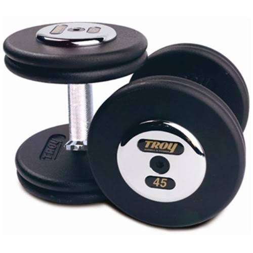Black Chrome Cast Dumbbells, 40 lbs. Sold As Pairs I582