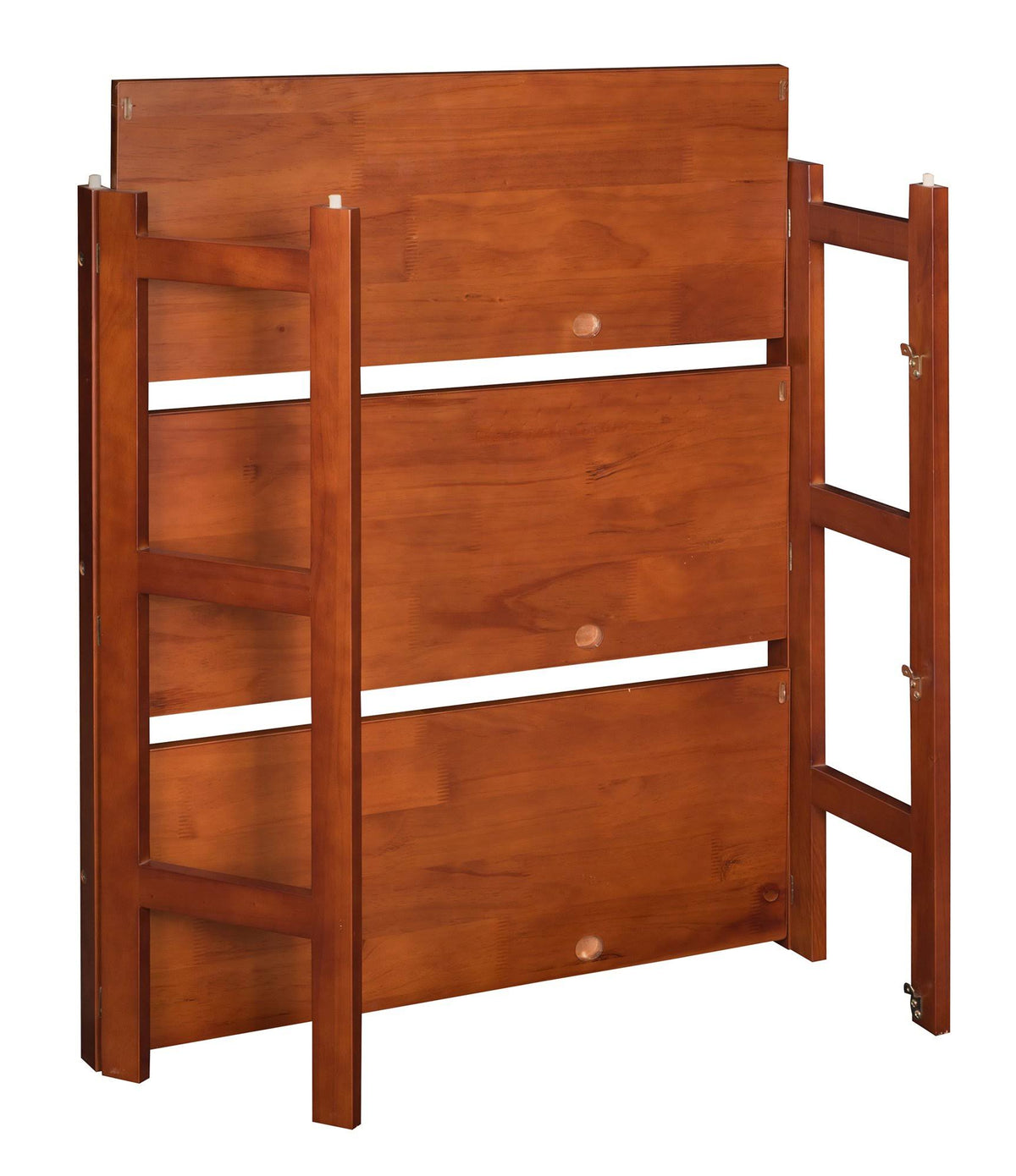 Grey High Folding Bookcase N175