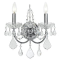 Chrome Crystal Sconce A4417
