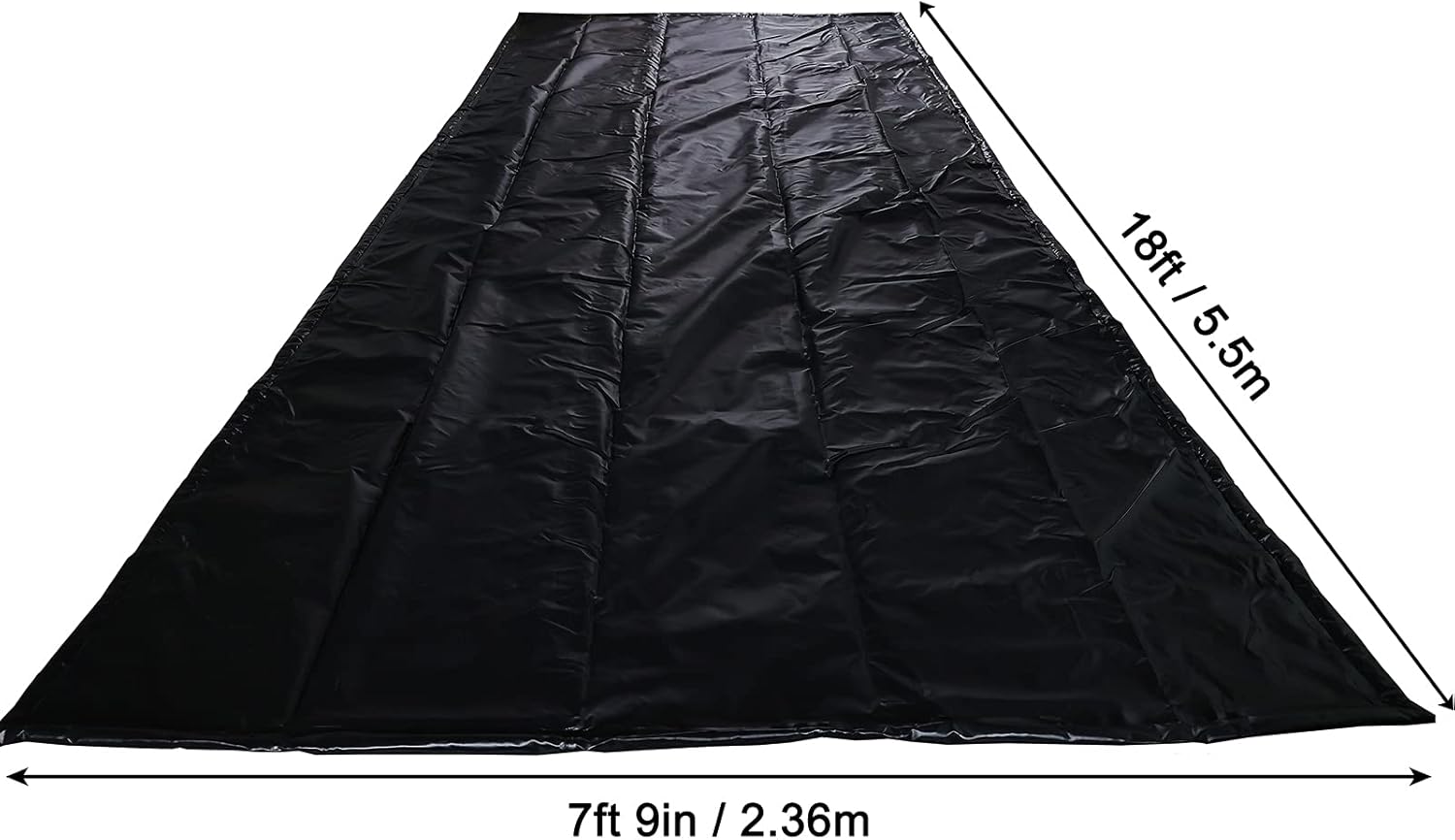 Black Garage Containment Mats 7'9'' X 16' J1864