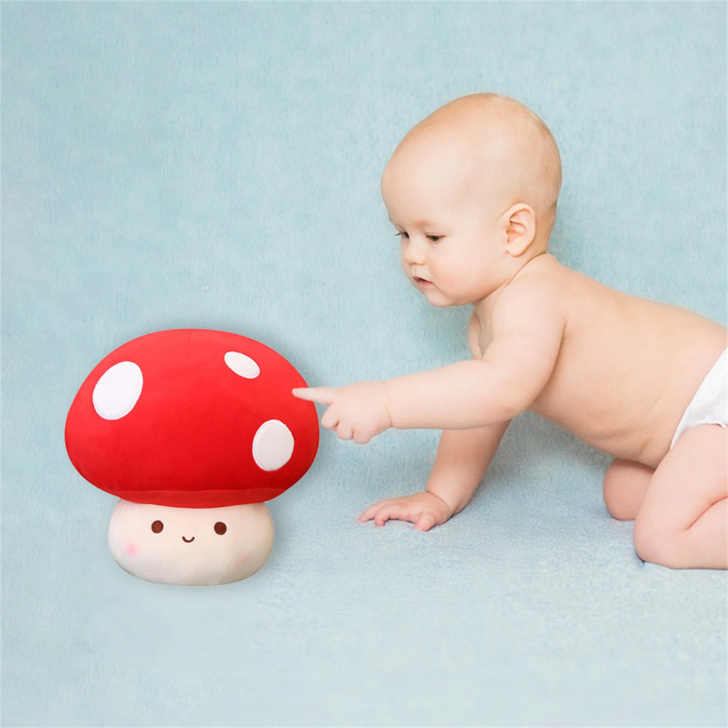 Cute Mushroom Shaped Plush Toy Stuffed Doll R9952