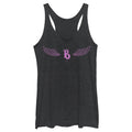 Black Heather Racerback Tank Top O99599
