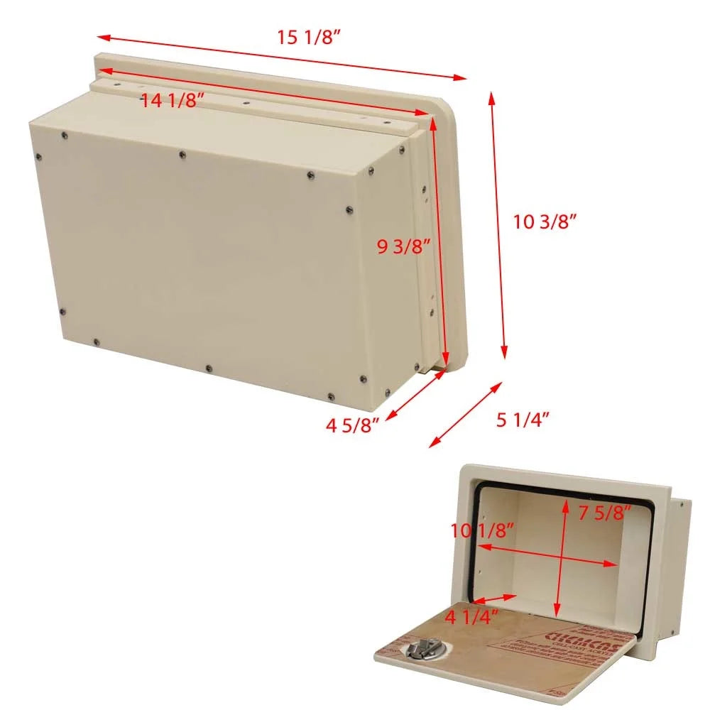 Off White Boat Storage Box Y16922