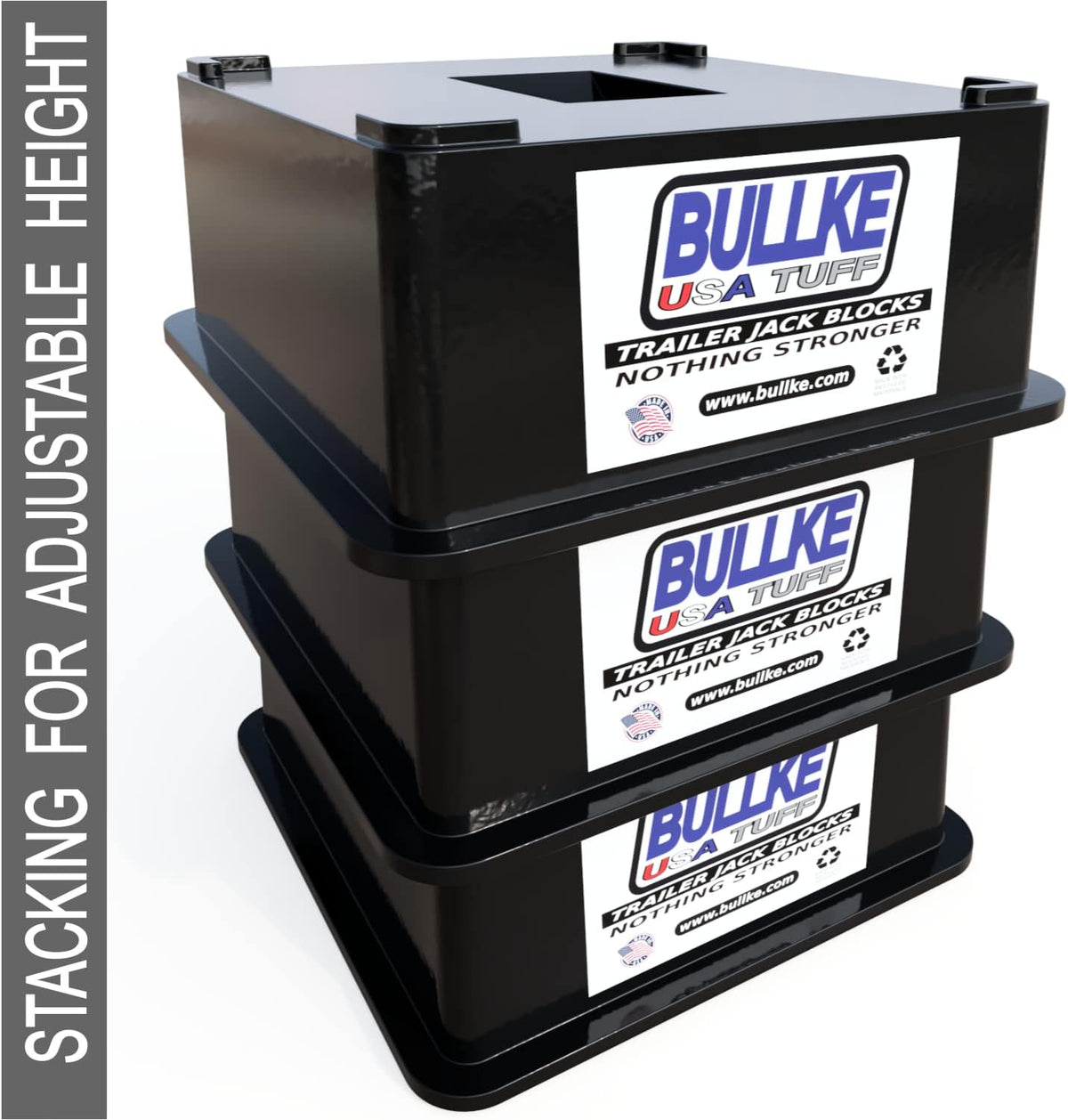 4 Pack Trailer Jack Block Stand 12,000 lbs Capacity Stabilizing Pads K25729